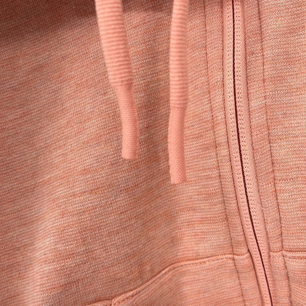 Adidas ID Melang Hooded Full Zip Track Jacket Pink Size Small - Picture 6 of 12